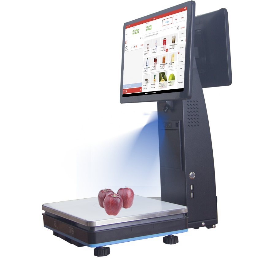 AI Android Double Screen Weight Scale