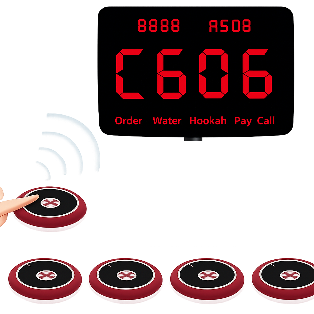 Table Wait Alert System - Calling Screen